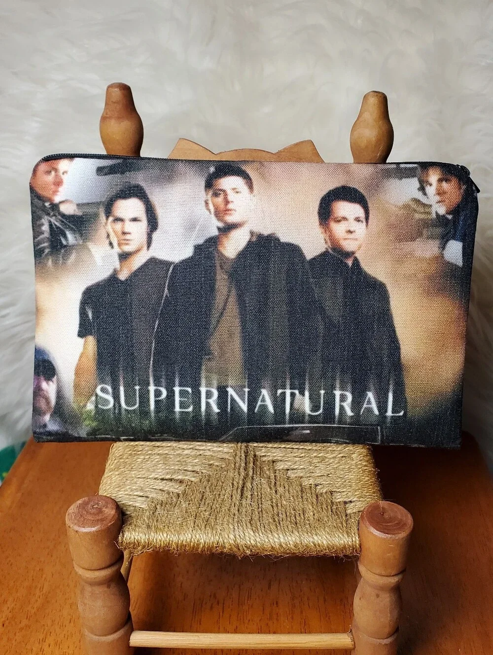 Supernatural Graphic Zip Pouch Sam, Dean And Castiel